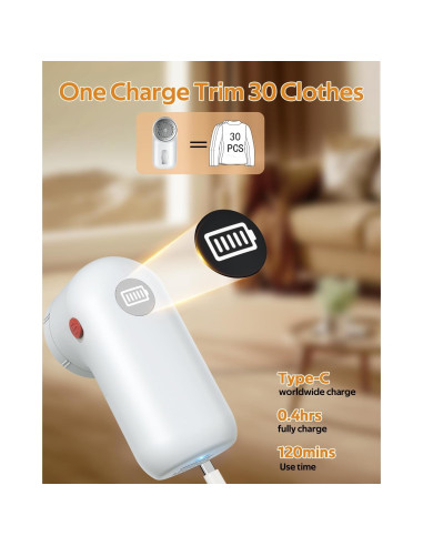 Afeitadora de Suéter Tylasom TGS01 Eléctrica Recargable