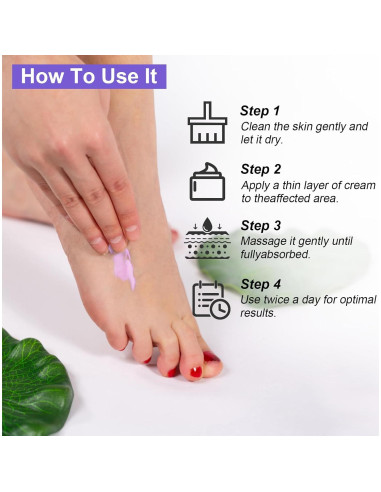 2 Paquetes Crema de Urea 42% y Ácido Salicílico 2% para Pies