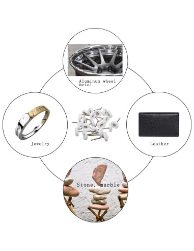 Ruedas de Pulido NP-68 para Taladro Rotativo 20 Piezas