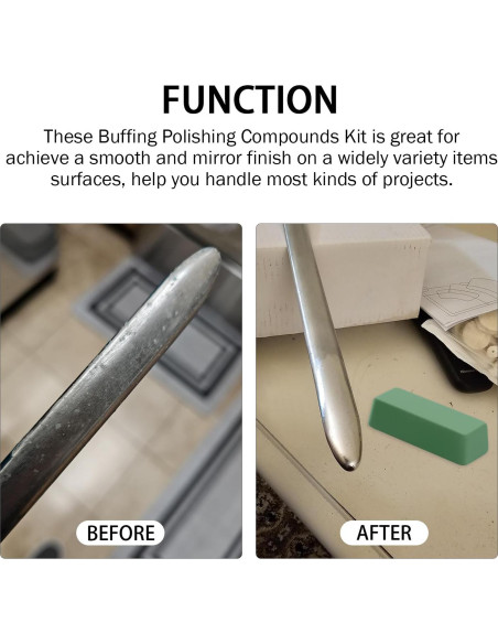 Kit de Pulido SCOTTCHEN 3 Piezas 113g - Verde, Blanco, Rojo