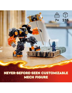 LEGO NINJAGO Mech Elemental de Tierra Cole 235 Piezas 2