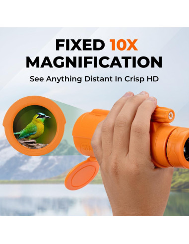 Monóculo Starscope 10x42 HD Naranja para Observación
