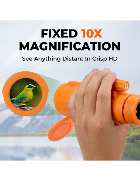 Monóculo Starscope 10x42 HD Naranja para Observación