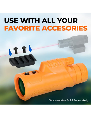 Monóculo Starscope 10x42 HD Naranja para Observación