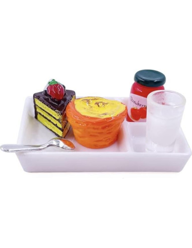 20 Piezas Mini Juguetes de Comida y Tecnología para Muñecas