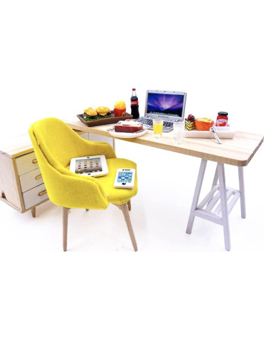 20 Piezas Mini Juguetes de Comida y Tecnología para Muñecas