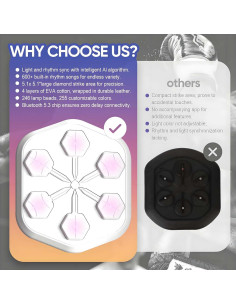 Máquina de Boxeo ONEPUNCH V3 Musical Pared 600 Programas 2