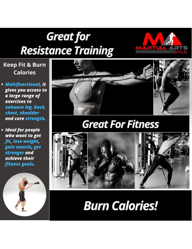 Bandas de Resistencia MA Martial Arts 150 lbs Entrenamiento