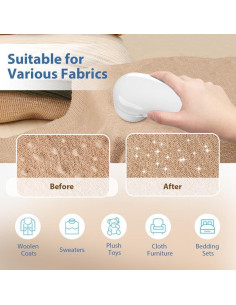 Raspador de tela Tiptop Home MM eléctrico recargable USB 2