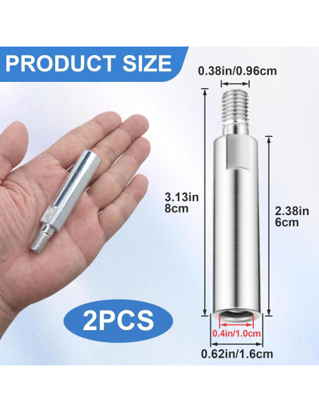 Eje de Extensión HINZIC M10 para Amoladora Angular 2pcs
