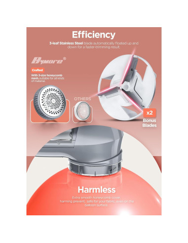 Afeitadora de tela Bymore SN9088, 2 en 1, gris