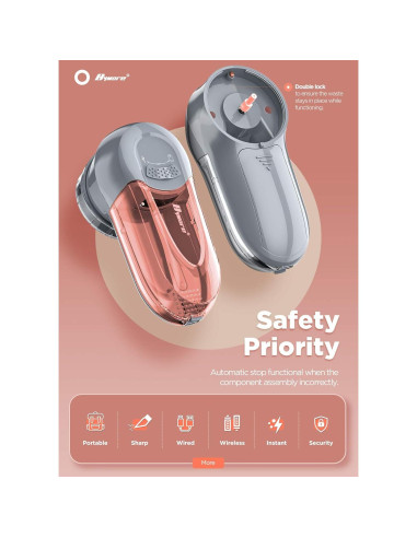 Afeitadora de tela Bymore SN9088, 2 en 1, gris