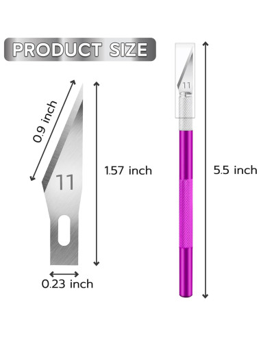 Juego de cuchillos Jetmore 24 piezas para manualidades