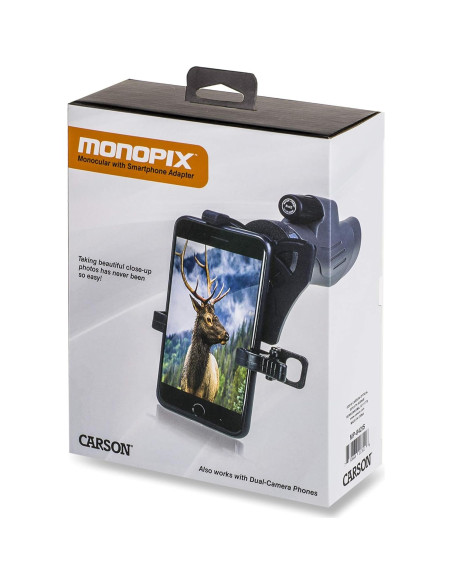 Adaptador Digiscoping Carson MonoPix 8x42mm para Smartphone