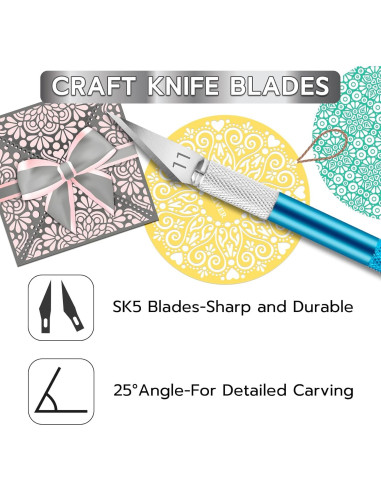 Juego de cuchillos Jetmore 24 piezas para manualidades