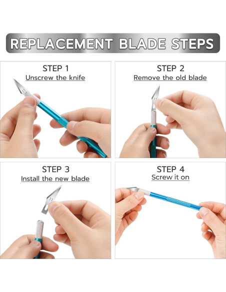 Juego de cuchillos Jetmore 24 piezas para manualidades