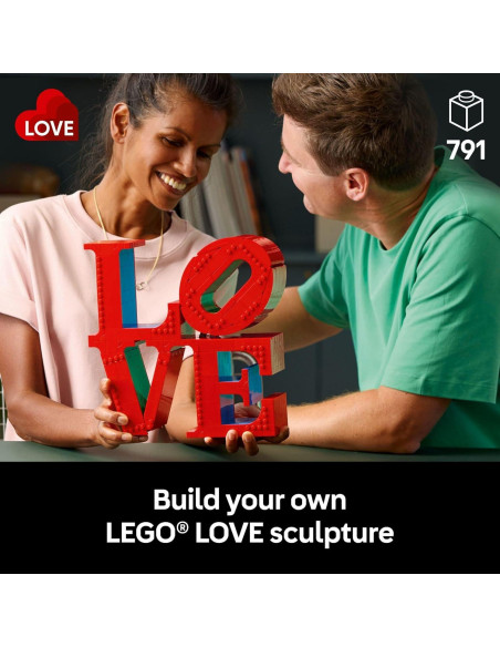 LEGO Art LOVE 31214 - Set de Construcción para Adultos