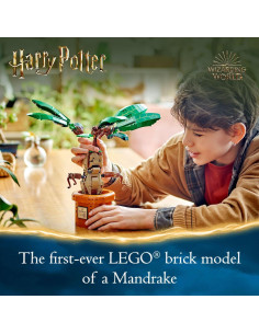 LEGO Mandrágora Harry Potter 76433 con Maceta 27 cm 2