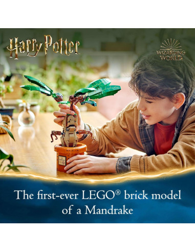 LEGO Mandrágora Harry Potter 76433 con Maceta 27 cm