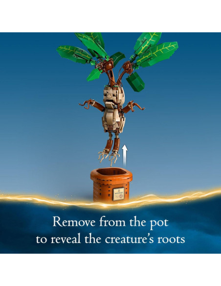 LEGO Mandrágora Harry Potter 76433 con Maceta 27 cm