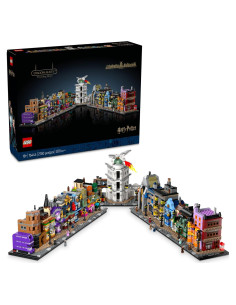 LEGO Harry Potter Callejón Diagon Set 76444 con 12 Microfiguras