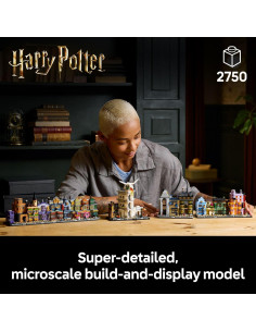 LEGO Harry Potter Callejón Diagon Set 76444 con 12 Microfiguras 2