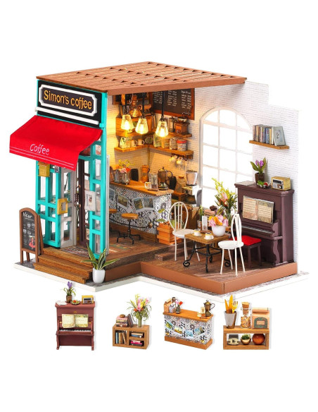 Rolife Kit Casa Miniatura DIY 21.5x17.8x19.1cm para Adultos