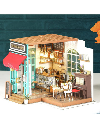 Rolife Kit Casa Miniatura DIY 21.5x17.8x19.1cm para Adultos