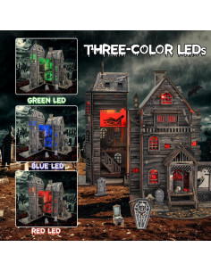 Kit Casa Embrujada DIY Dibetoy 22.5x17x25 cm para Halloween 2