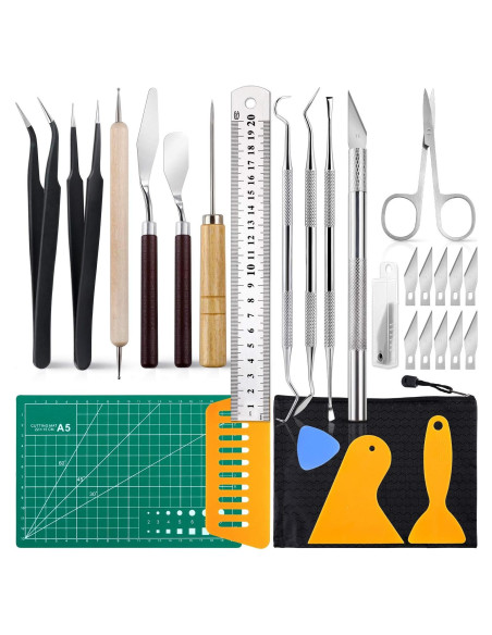 Juego de herramientas de precisión NEOACT 28 piezas para manualidades