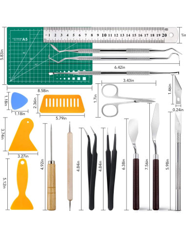 Juego de herramientas de precisión NEOACT 28 piezas para manualidades