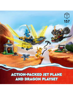 LEGO NINJAGO Batalla Dragón Bebé Nya y Arin 71798 2