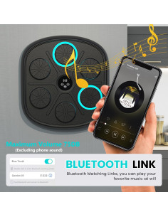 Máquina de Boxeo Musical SAMYOMM con Guantes y 9 Modos 2