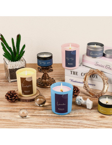 Kit de Fabricación de Velas SAEUYVB - Cera de Soja y Aromas