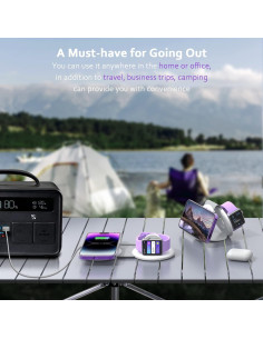 Cargador Inalámbrico UCOMX 2 en 1 Plegable para iPhone y AirPods 2