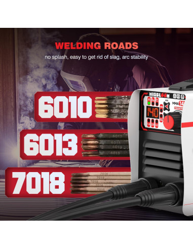 Máquina de Soldadura Inversor IGBT 140A Migbloom Mini MMA