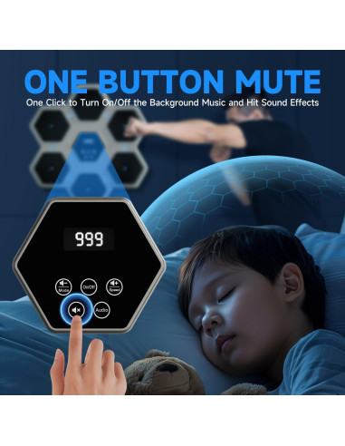 Máquina de Boxeo Musical Tomzio BM01 con Guantes y Bluetooth