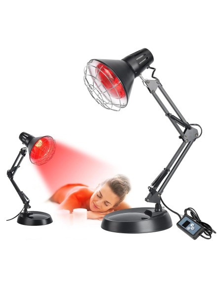 Lámpara de Calor Infrarrojo Okyna 150W Ajustable para Alivio