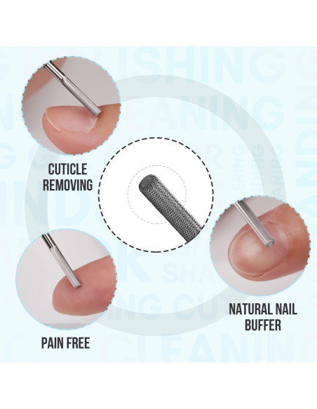 Broca de Uñas Makartt 3XF para Cutículas 2,38 cm Fina