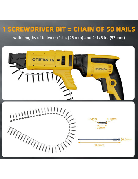 Accesorio para Atornillador Colado ONEMANA DCF620 230V