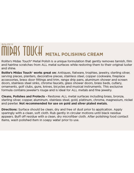 Crema Pulido Metal Rolite MTMPC45z 127g No Tóxica