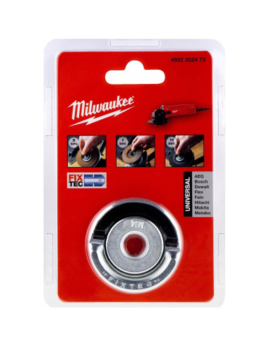 Tuerca de Bloqueo Rápido Fixtec Milwaukee M14 para Amoladoras