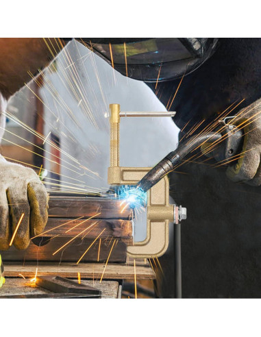 Pinza de Tierra Tyenaza 500A de Latón para Soldadura