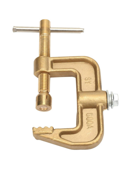 Pinza de Tierra Tyenaza 500A de Latón para Soldadura