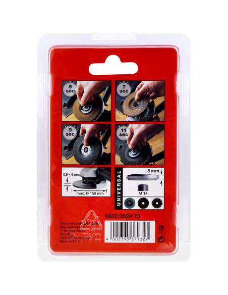 Tuerca de Bloqueo Rápido Fixtec Milwaukee M14 para Amoladoras