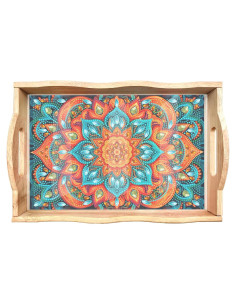 Kit de Arte de Diamante EWJRNSF 19.8x29.9 cm Madera Mandala