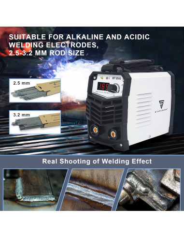 Soldadora Inverter MMA S STAHLWERK WT2040 165A Digital