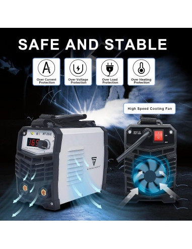 Soldadora Inverter MMA S STAHLWERK WT2040 165A Digital