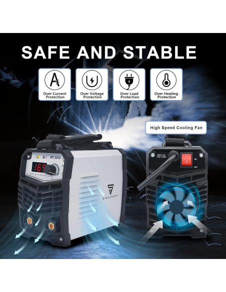 Soldadora Inverter MMA S STAHLWERK WT2040 165A Digital