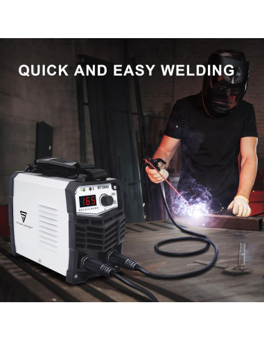 Soldadora Inverter MMA S STAHLWERK WT2040 165A Digital